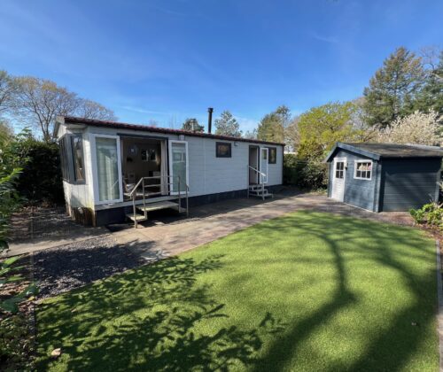 Chalet aan de bosrand op rustig 50+ park in Voorthuizen chaletpark The Hap met jonge eigenaren 8