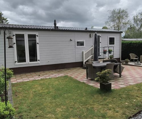 Chalet onderhoudsarm chalet op rustig 50+ park in voorthuizen met parkeerplaats voor de deur (6)